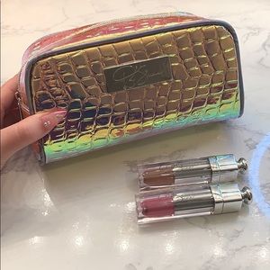 B. Simone Beauty Liquid Lipstick & Cosmetic Bag